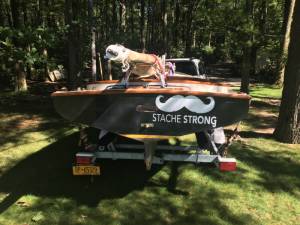 2008 Arey's Pond 14' catboat Boat Lettering from George G, NY